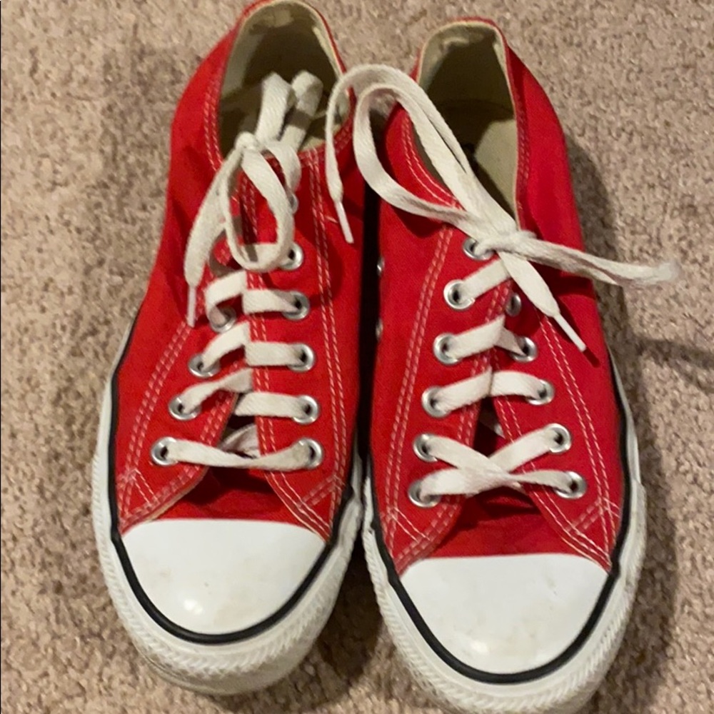 Used Red Low Converse